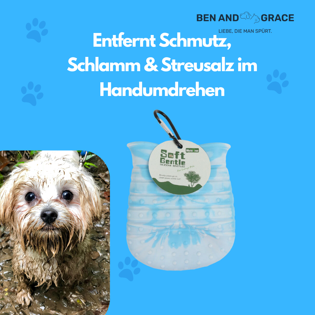 2-in-1 Tragbarer Pfotenreiniger