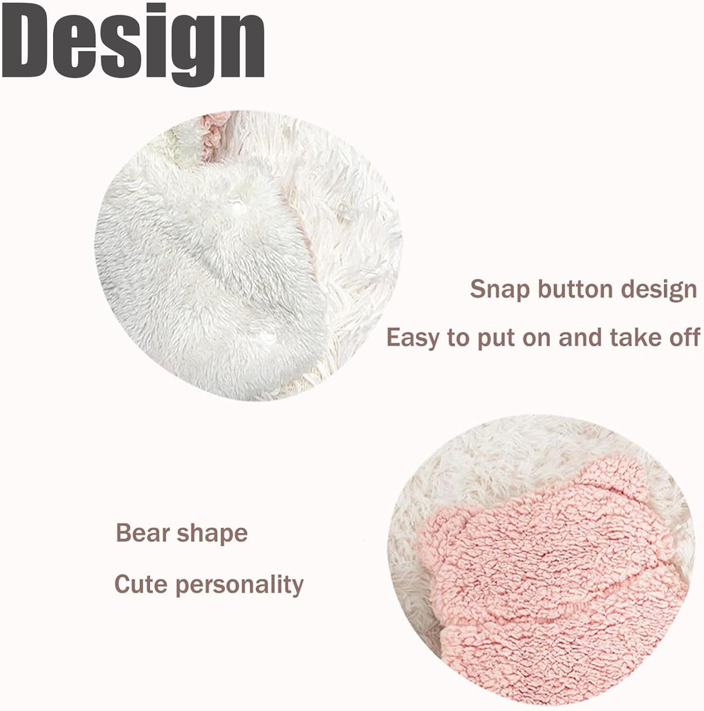 Teddy Bär Kuschel-Cape mit Kapuze – Flauschige Fleece-Decke - FluffyBrush
