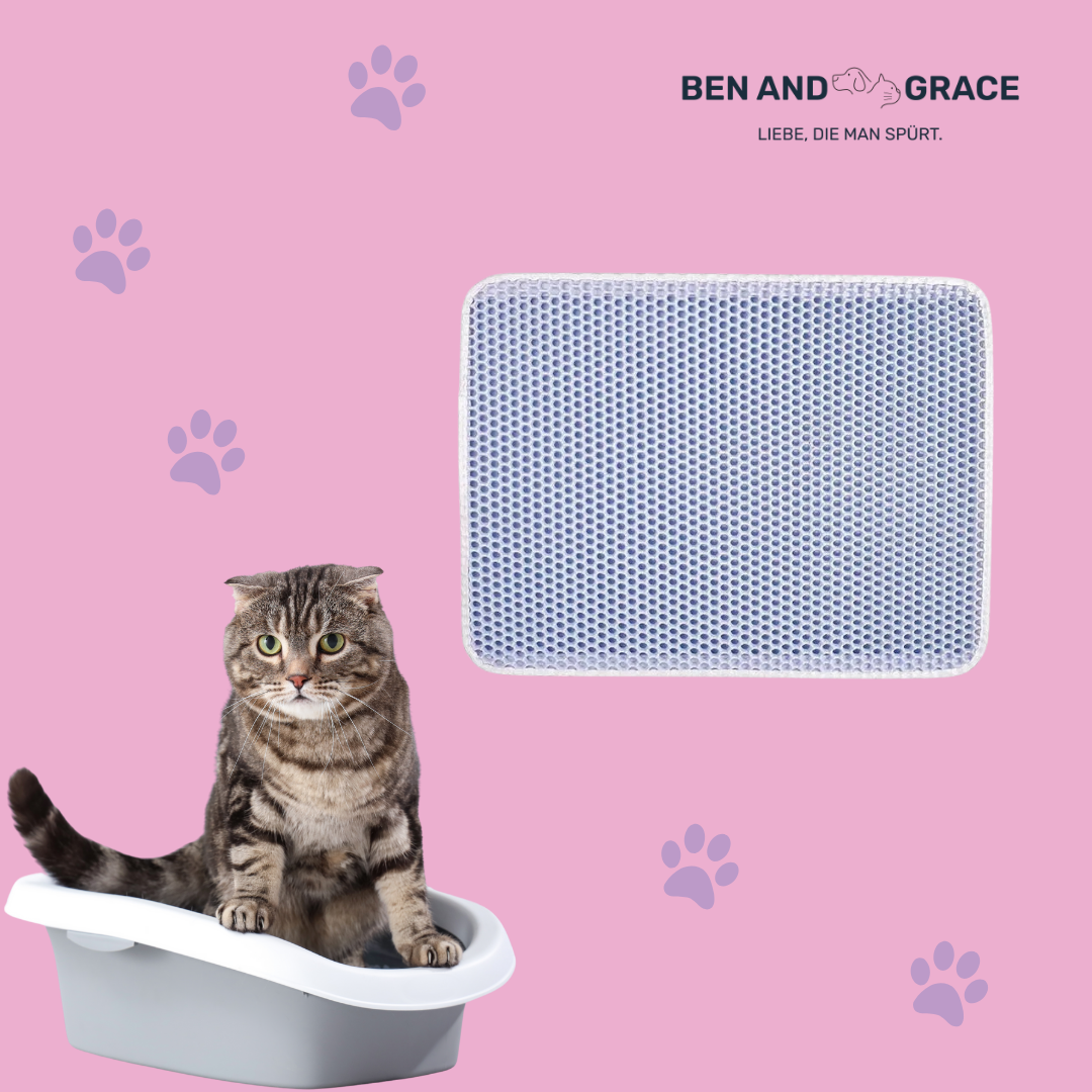 EVA Innovative Katzenstreu-Matte – Rutschfest & wasserdicht