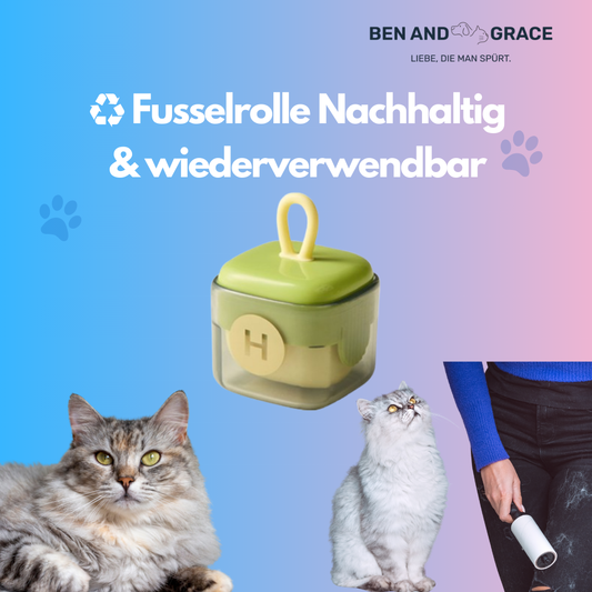 Tragbare, Wiederverwendbare Fusselrolle – Sanft zur Kleidung, Stark gegen Fussel!