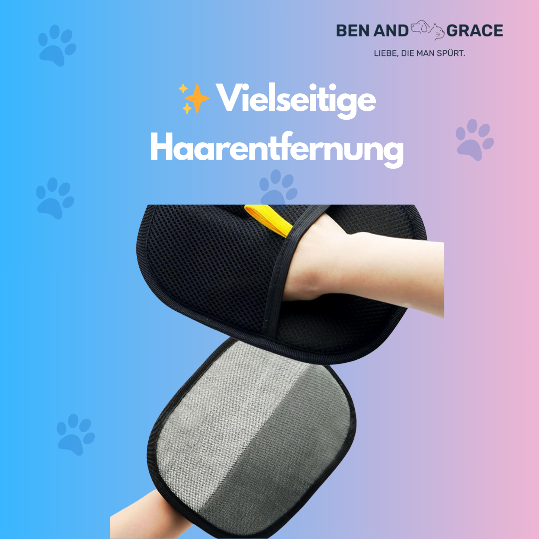 Fellpflege-Handschuhe für Haustiere – Zweiweg-Haarentfernung für Katzen & Hunde