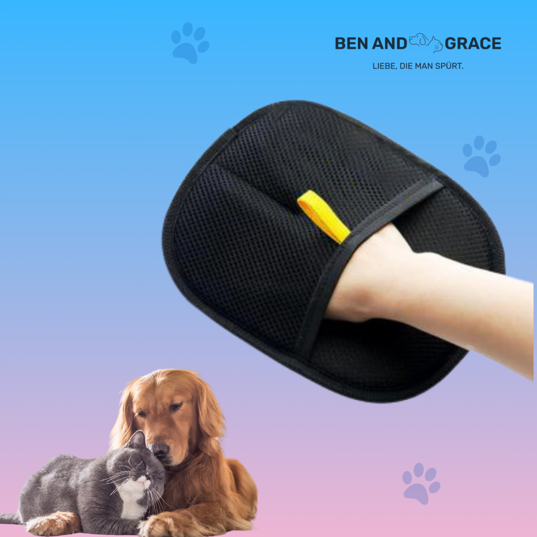 Fellpflege-Handschuhe für Haustiere – Zweiweg-Haarentfernung für Katzen & Hunde