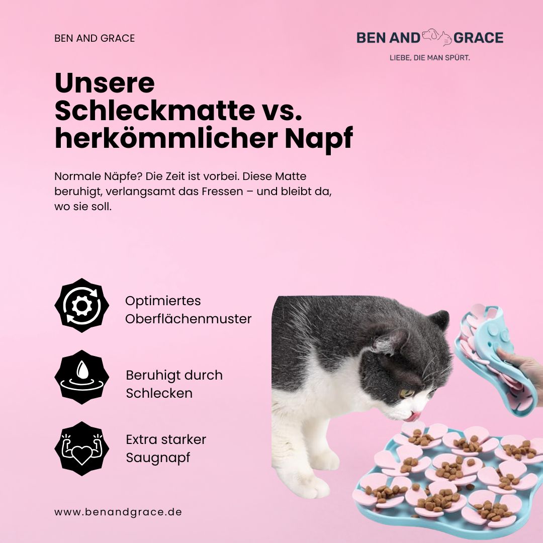 Schleckmatte  – Beruhigend & spielerisch füttern! - FluffyBrush