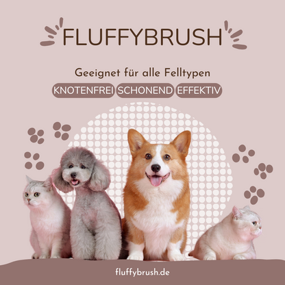 Die Lösung gegen Verfilzungen & Unterwolle 🐾 - FluffyBrush