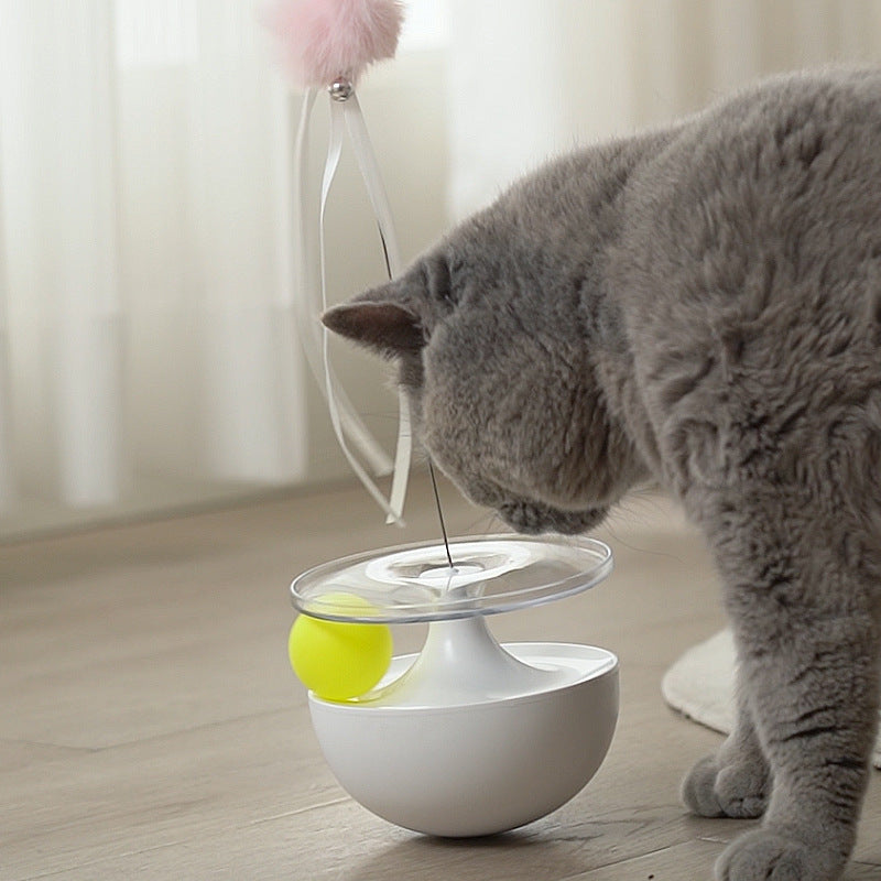 Katzenspielzeug – kippt um, steht wieder auf!